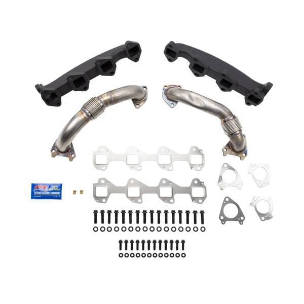 2001-2004 LB7 Duramax Billet Exhaust Manifold & 2" Stainless Up Pipe Kit